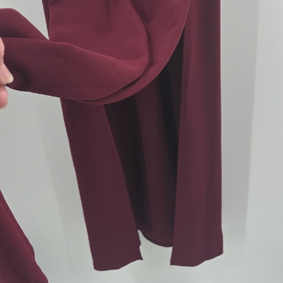 Chic Plum Maxi Dress With Dual Side Slits NWT - Picture 10 of 16